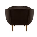 Ver imagem 4 de Poltrona Decorativa Confort Veludo MARROM SKY MOBILE