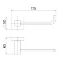 Ver imagem 2 de Papeleira Square 9000 Cromado Docol