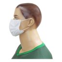 Ver imagem 3 de Kit 5 Máscara Descartável Tripla Elástico Clipe Nasal 50 Un.