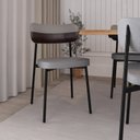 Ver imagem 3 de Cadeira Alloa Fixa com 4 Pés 500 X 447 X 838 Mm com 2 Unidades