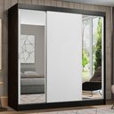 Ver imagem 2 de Guarda-roupa Casal Madesa Reno 3 Portas de Correr com Espelhos