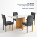 Ver mais imagens de Conjunto de Mesa de Jantar 4 Lugares Carol e Cadeiras Espanha Cinamomo e Off White