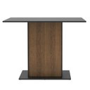 Ver imagem 3 de Mesa de Jantar Madesa Retangular com Tampo de Madeira 5329 Preto/Rustic