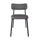 Ver imagem 6 de Cadeira Alloa Fixa com 4 Pés 500 x 447 x 838 mm com 4 Unidades Cinza/Corriente