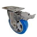 Ver imagem 3 de Rodizio Inox Industrial Giratório 6 Pol. Anti-risco C/ Freio 550 Kg