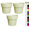 Kit 3 Vasos Plantas Frutífera hortaliças 45x50 Ibiza Polietileno BGPLASTICOS V945 AZUL BEBE 019 - 1