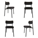 Ver imagem 1 de Cadeira Fixa com 4 Pés 50 X 44,7 X 83,8 Cm com 4 Unidades Alloa