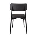 Ver imagem 2 de Cadeira Fixa com 4 Pés 50 x 44,7 x 83,8 cm com 4 Unidades Alloa Preto