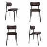 Cadeira Fixa com 4 Pés 50 X 44,7 X 83,8 Cm com 4 Unidades Alloa - 1