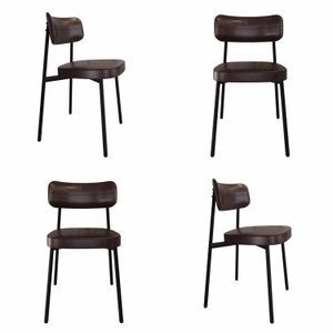 Cadeira Fixa com 4 Pés 50 X 44,7 X 83,8 Cm com 4 Unidades Alloa