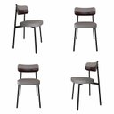 Ver imagem 1 de Cadeira Fixa com 4 Pés 50 X 44,7 X 83,8 Cm com 4 Unidades Alloa