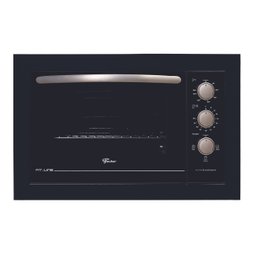 Forno Elétrico de Embutir Fischer 48 Litros Preto Fit Line 34493 - 1