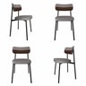 Cadeira Fixa com 4 Pés 50 X 44,7 X 83,8 Cm com 4 Unidades Alloa - 1