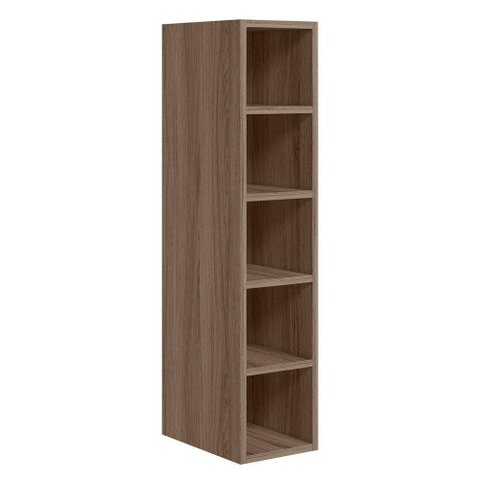 Armario Aereo Garrafeiro 5 Nichos MDF 15x90 cm Kali 16673 Carvalho Toq Nicioli