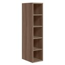 Ver imagem 1 de Armario Aereo Garrafeiro 5 Nichos MDF 15x90 cm Kali 16673 Carvalho Toq Nicioli