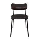 Ver imagem 6 de Cadeira Alloa Fixa com 4 Pés 500 x 447 x 838 mm com 4 Unidades Preto/Corriente/Café