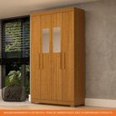 Ver imagem 5 de Guarda Roupa Solteiro 4 Portas 100% Mdf com Espelho Lana Acp Móveis Cinamomo