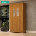 Ver imagem 2 de Guarda Roupa Solteiro 4 Portas 100% Mdf com Espelho Lana Acp Móveis Cinamomo