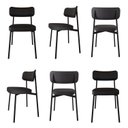 Ver imagem 1 de Cadeira Fixa com 4 Pés 50 X 44,7 X 83,8 Cm com 6 Unidades Alloa