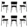 Cadeira Fixa com 4 Pés 50 X 44,7 X 83,8 Cm com 6 Unidades Alloa - 1