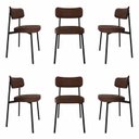 Ver imagem 1 de Cadeira Fixa com 4 Pés 50 X 44,7 X 83,8 Cm com 6 Unidades Alloa