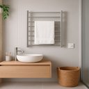 Ver imagem 3 de Porta Toalhas Quada Premium Grande Fio Aparente - Crismoe