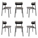 Ver imagem 1 de Cadeira Fixa com 4 Pés 50 X 44,7 X 83,8 Cm com 6 Unidades Alloa