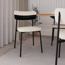 Ver imagem 3 de Cadeira Fixa com 4 Pés 50 X 44,7 X 83,8 Cm com 6 Unidades Alloa