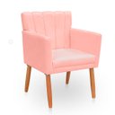 Ver imagem 3 de Kit 2 Poltrona Cadeira para Sala Confortável e Reforçada Carol Suede