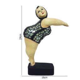 Escultura Banhista Resina na Plataforma Maiô Mosaico Premium - 6