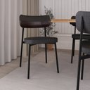 Ver imagem 3 de Cadeira Fixa com 4 Pés 50 X 44,7 X 83,8 Cm com 6 Unidades Alloa