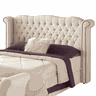 Cabeceira Barrattiel Queen Size Linho Bege Estofada 1,60m CS Cabeceiras BARRATTIEL QUEEN SIZE 10001 - 1