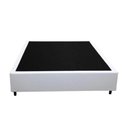 Ver imagem 2 de Cama Base Box Casal Sintético Branco 38x138x188
