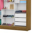 Ver mais imagens de Guarda-Roupa Casal 3 Portas com Espelho Santiago Plus Espresso Móveis Marrom/Cinamomo