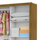 Ver imagem 7 de Guarda-Roupa Casal 3 Portas com Espelho Santiago Plus Espresso Móveis Marrom/Cinamomo
