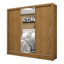 Ver imagem 3 de Guarda-Roupa Casal 3 Portas com Espelho Santiago Plus Espresso Móveis Marrom/Cinamomo