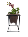 Ver imagem 1 de Cachepô Aramado Decorativo Para Vasos 25cm x 25cm x 36cm