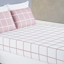 Ver imagem 3 de Jogo de Cama Lençol 200 Fios Austin Solteiro 02 Peças - Rosa Bia Enxovais