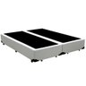 Cama Box Blindado Casal Bipartido King Design Sintético Branco 138x188x40 - 1