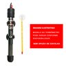 Aquecedor Termostato Roxin Q5 200w + Termômetro para Aquários - 220v - 2