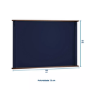 Ver imagem 2 de Painel de Tv para Sala 195cm Clássico 50513 Linz Móveis - Azul Petróleo/imbuia Glazer