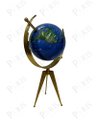 Ver imagem 1 de Peça Decorativa Globo Terrestre Azul 36cm 14689-pl