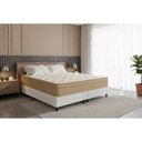 Ver imagem 3 de Cama Box Novo + Colchão Anatômico Kappesberg D33 Carmine + Base Crc Corano White