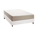 Ver imagem 1 de Cama Box Novo + Colchão Anatômico Kappesberg D33 Carmine + Base Crc Corano White
