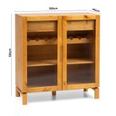 Ver imagem 3 de Bar Adega 2 Portas 2 Gavetas em Madeira Maciça Piazza