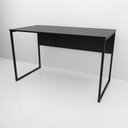 Ver imagem 1 de Mesa de Escritório Retangular Indus Economica 100cmx60cmx74cm - Preto - Escrivaninha, Home Office, M