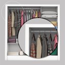 Ver imagem 6 de Guarda-Roupa Casal 3 Portas com Espelho Porto Plus Espresso Móveis Branco/Cinamomo