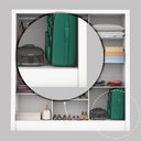 Ver mais imagens de Guarda-Roupa Casal 3 Portas com Espelho Porto Plus Espresso Móveis Branco/Cinamomo