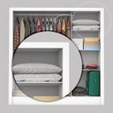 Ver imagem 7 de Guarda-Roupa Casal 3 Portas com Espelho Porto Plus Espresso Móveis Branco/Cinamomo