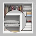 Ver imagem 7 de Guarda-roupa Casal 3 Portas com Espelho Santiago Plus Espresso Móveis